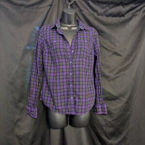 St John's Bay purple plaid - XS